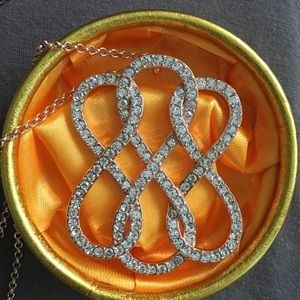 Triple Harmonies Rose Gold Necklace